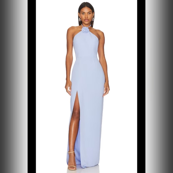 Amanda UpricharX Revolve Sandy Gown in English Lavender Size XS - Picture 1 of 4